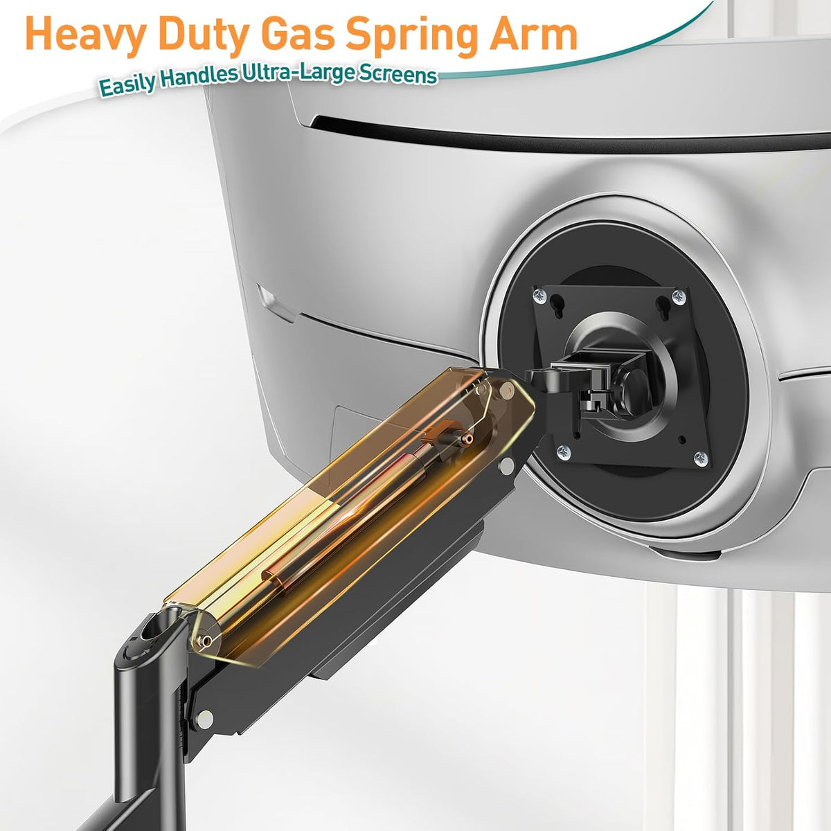 Ultrawide Monitor Arm 17-49 Inch Heavy Duty Gas Spring Mount ELIVED