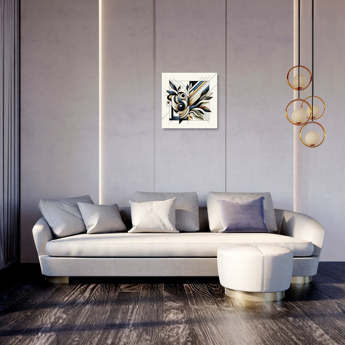 Organic Geometry Canvas