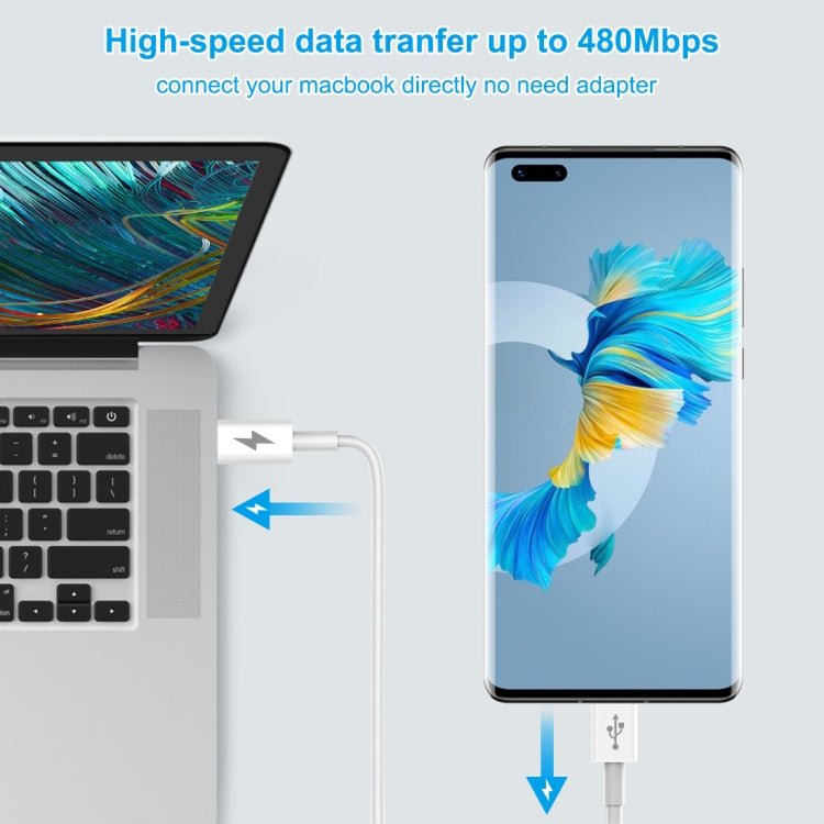HAWEEL 25W 3A USB-C to USB-C PD Fast Charging Data Cable 2m