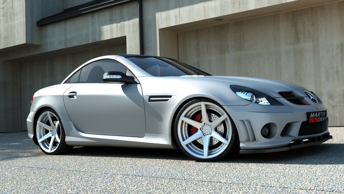 Maxton Design - Aftermarket  FRONT SPLITTER MERCEDES SLK R171 (FOR ME-SLK-R171-AMG204-F1)