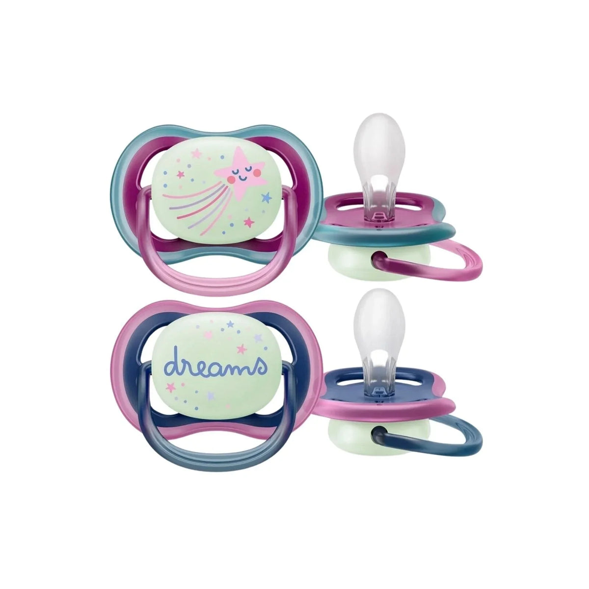 Philips Avent Ultra Air Night Soother 6-18 months Pack of 2