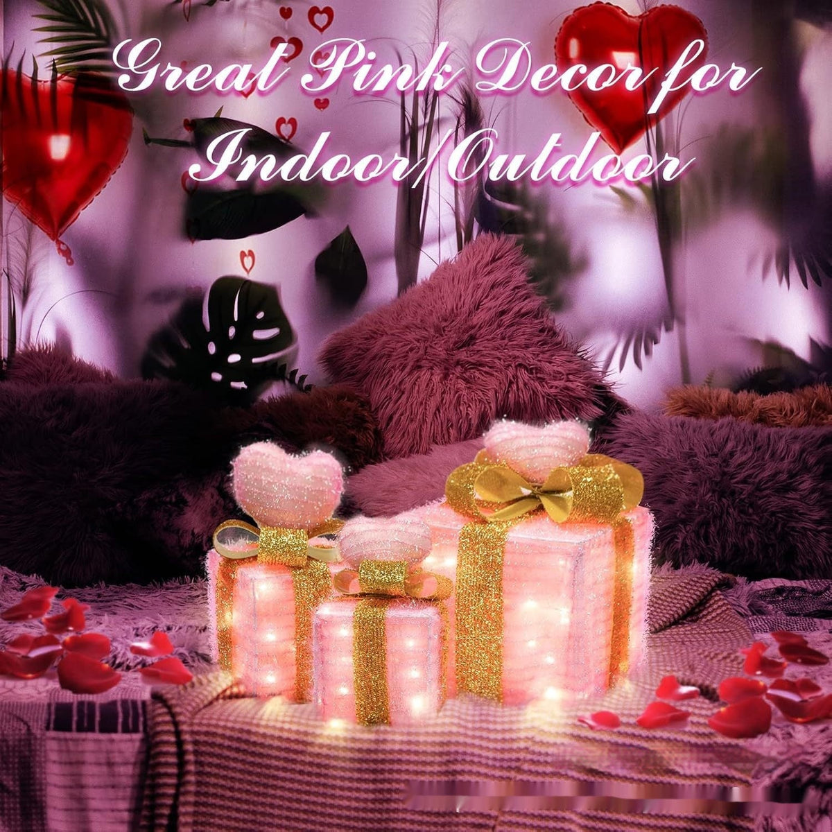 Valentine's Day Decoration Luminous Gift Box