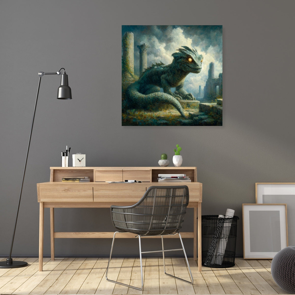 Forgotten Basilisk Ruins Canvas