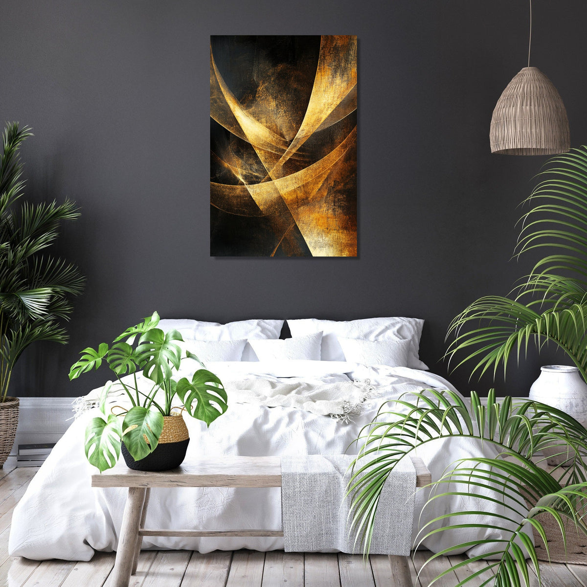 Golden Geometry Canvas