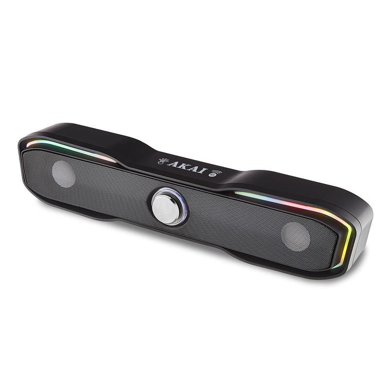 AKAI Bluetooth Gaming LED Soundbar
