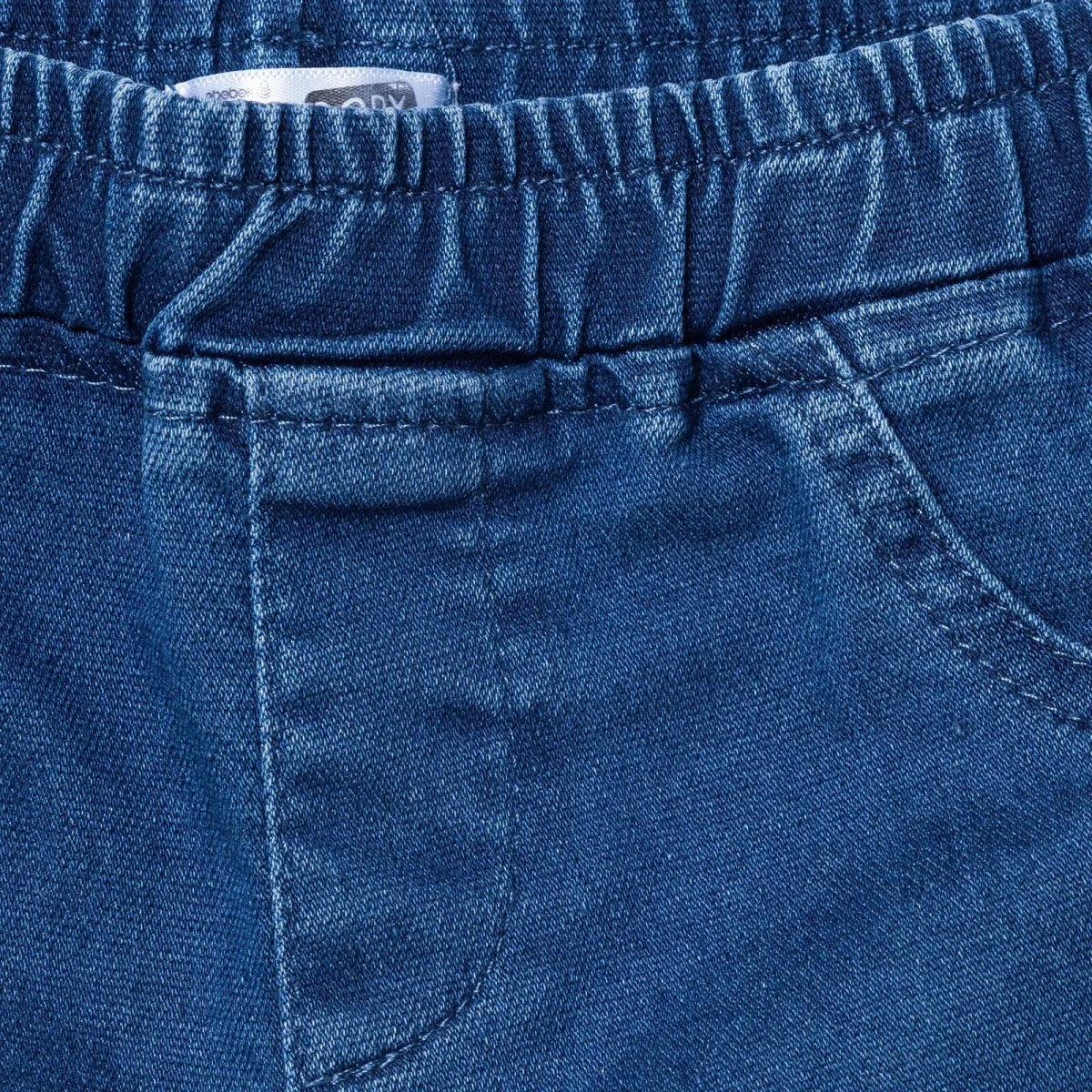 HelloBaby Hemmed Denim Baby Trousers (6-9 Months to 4-5 Years) - Indigo