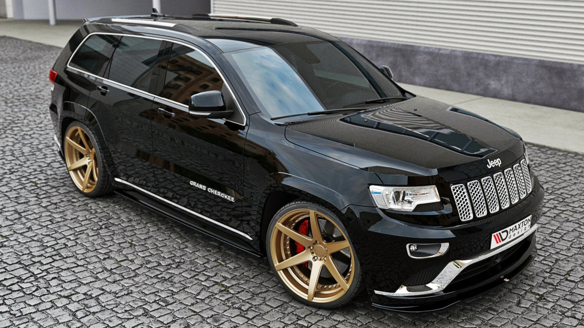 Maxton Design - Aftermarket  FRONT SPLITTER JEEP GRAND CHEROKEE WK2 SUMMIT (FACELIFT) (2013-2017)