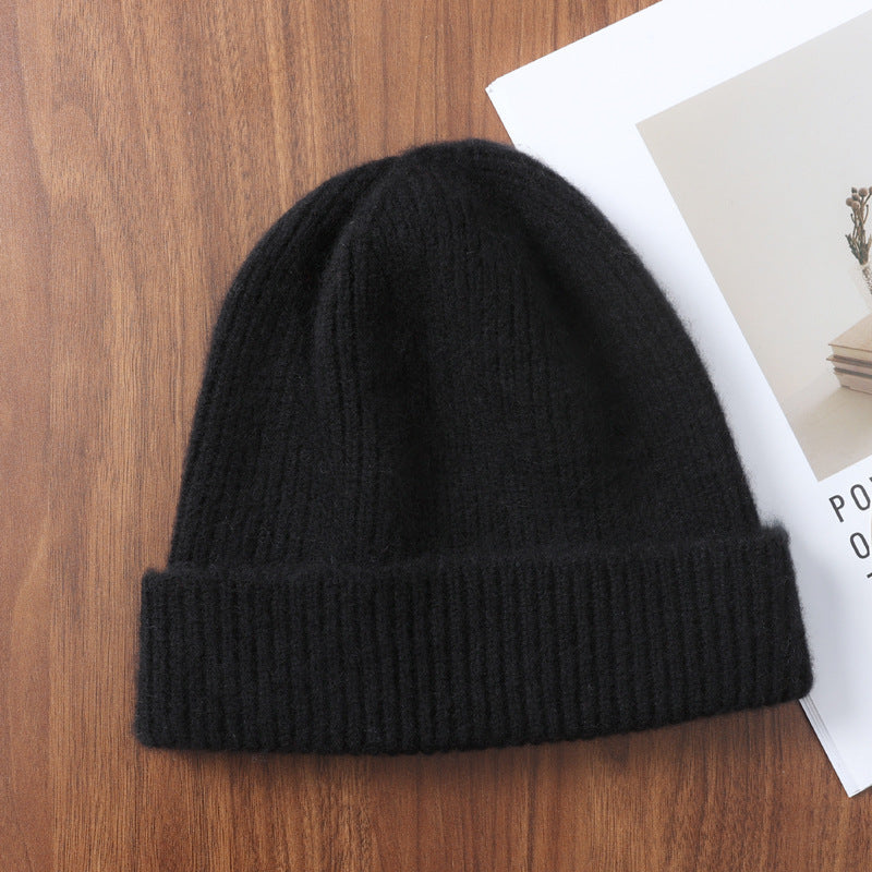 Outdoor Full Wool Knitted Warm Hat