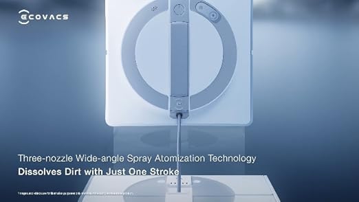 Window Cleaning Robot Glass Cleaner Edge Cleaning Spray System ECOVACS