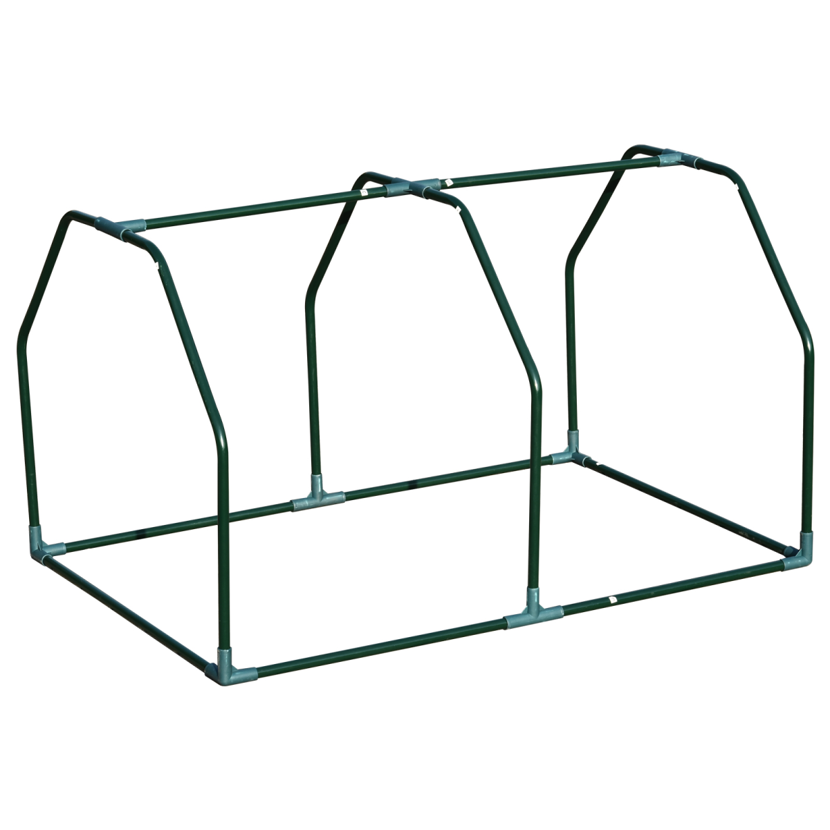 99x71x60cm Mini PVC Cover Steel Frame Greenhouse White