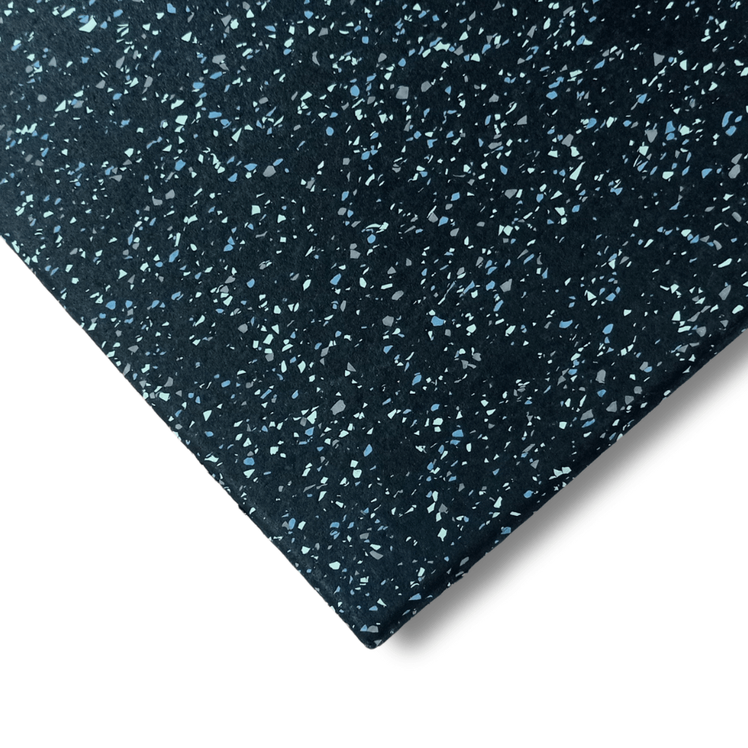 20mm Rubber Gym Flooring Tiles – Seahawk Fleck Home & Garage Gym Floor Tiles – Sprung