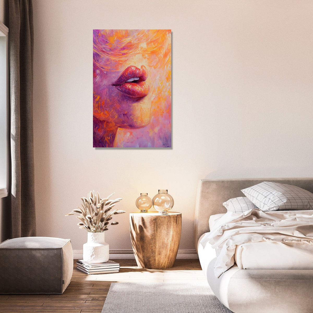 Passionate Lips Canvas