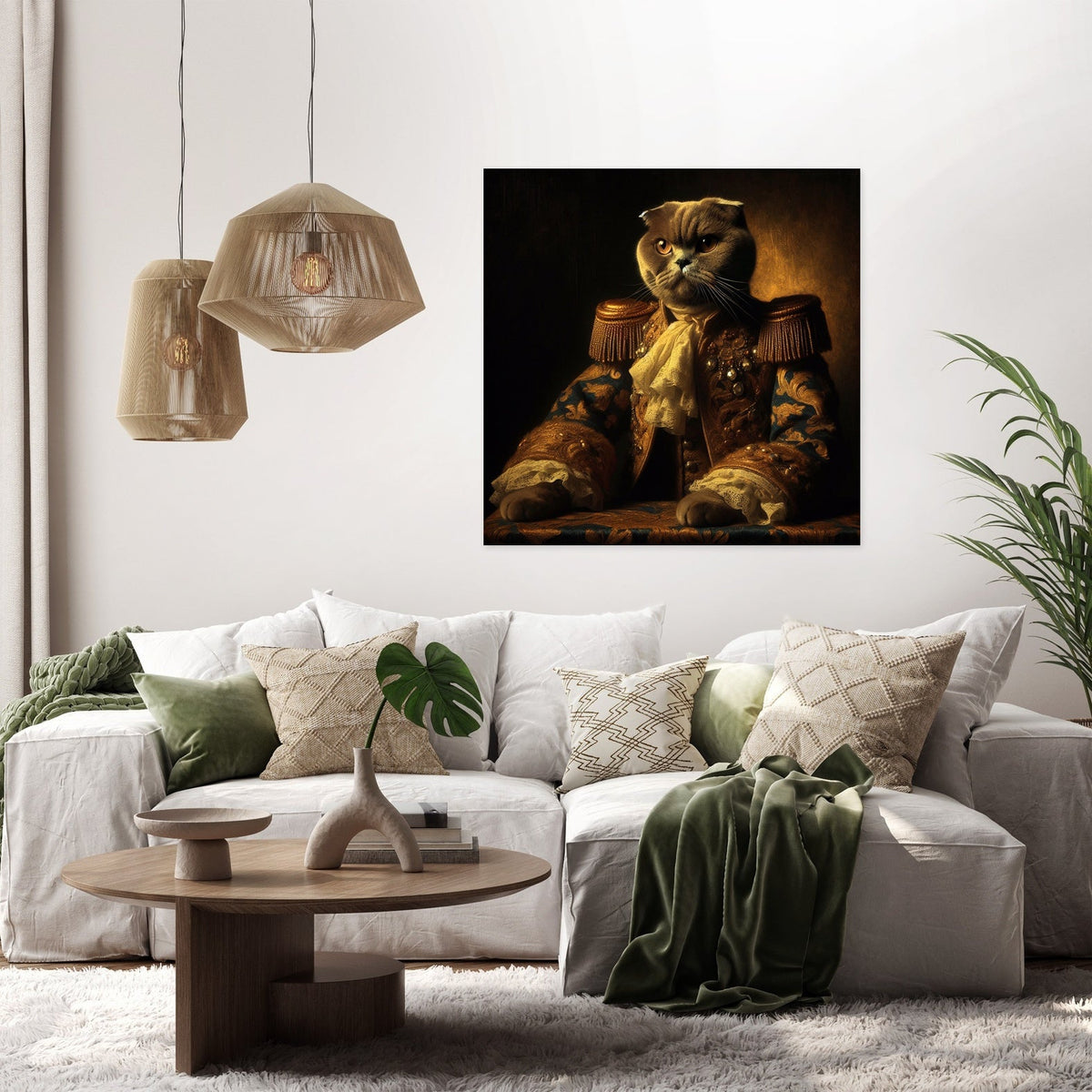 Regal Scottish Fold Majesty Canvas