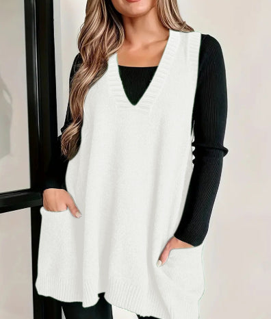 Loose Plus Size Sleeveless Pullover Casual Fashion