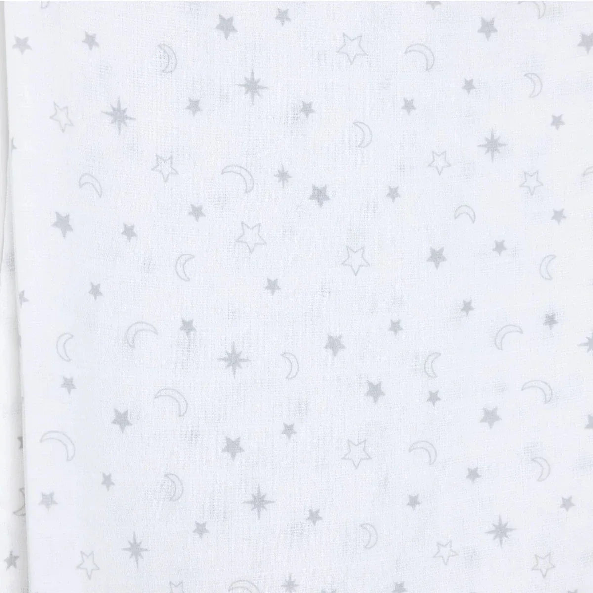 Mollia Star Print Muslin Baby Blanket (90 x 110 cm) - Ecru