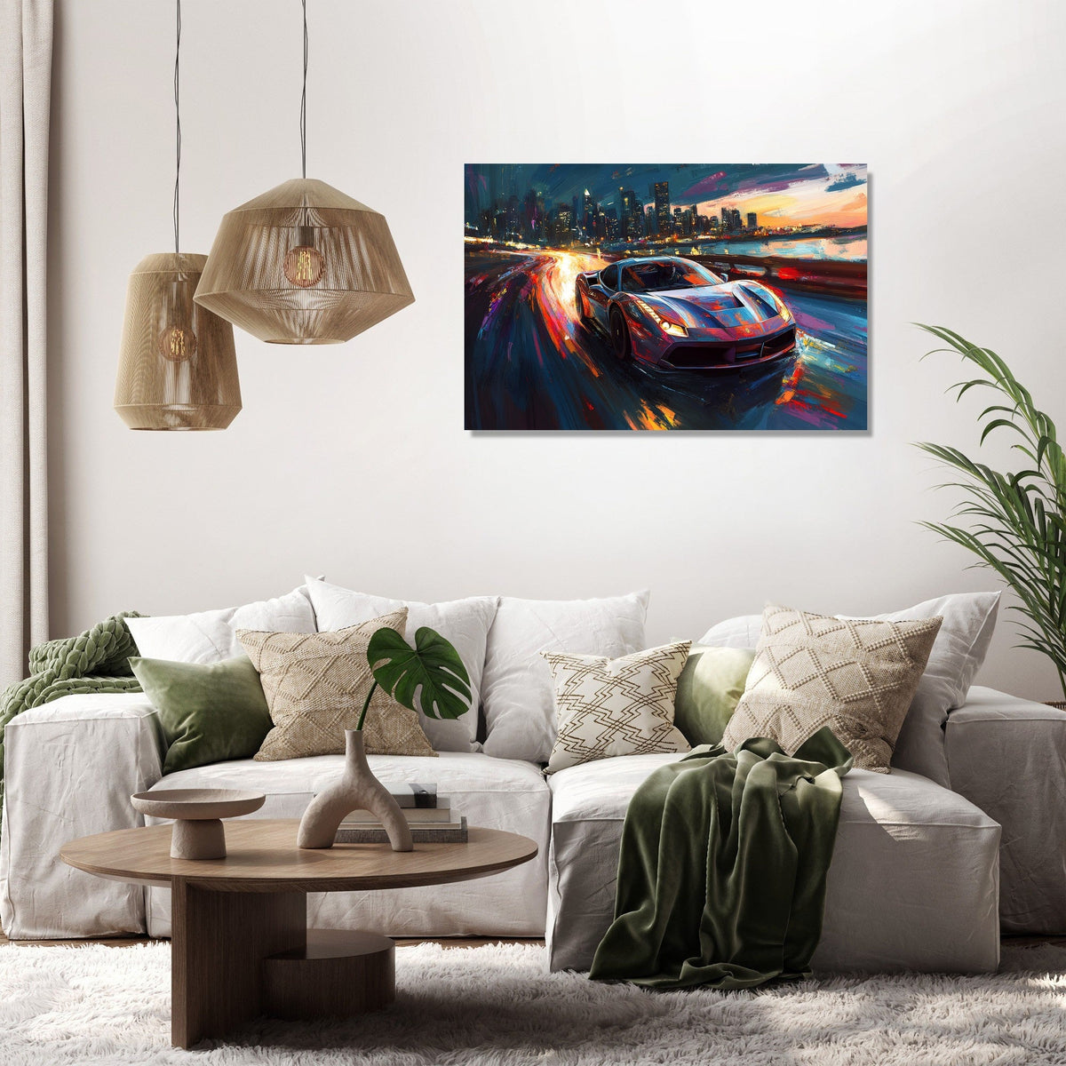 Skyline Speed Canvas
