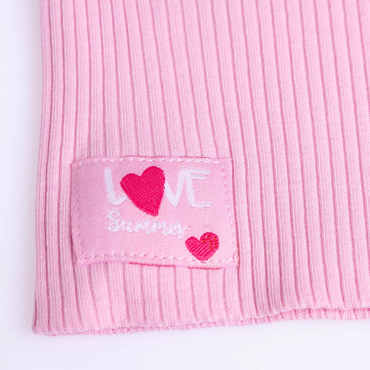 Little Plane 2 Pack Heart Pattern Knitted Baby Beanies (12 Months to 3 Years)