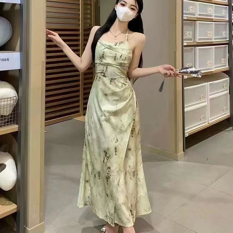 Women's New Chinese-style Retro Slip Dress