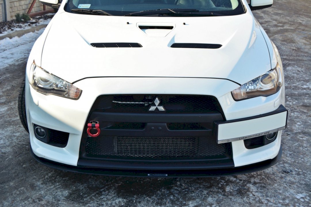 Maxton Design - Aftermarket  FRONT RACING SPLITTER V.3 MITSUBISHI LANCER EVO X (2005-2017)