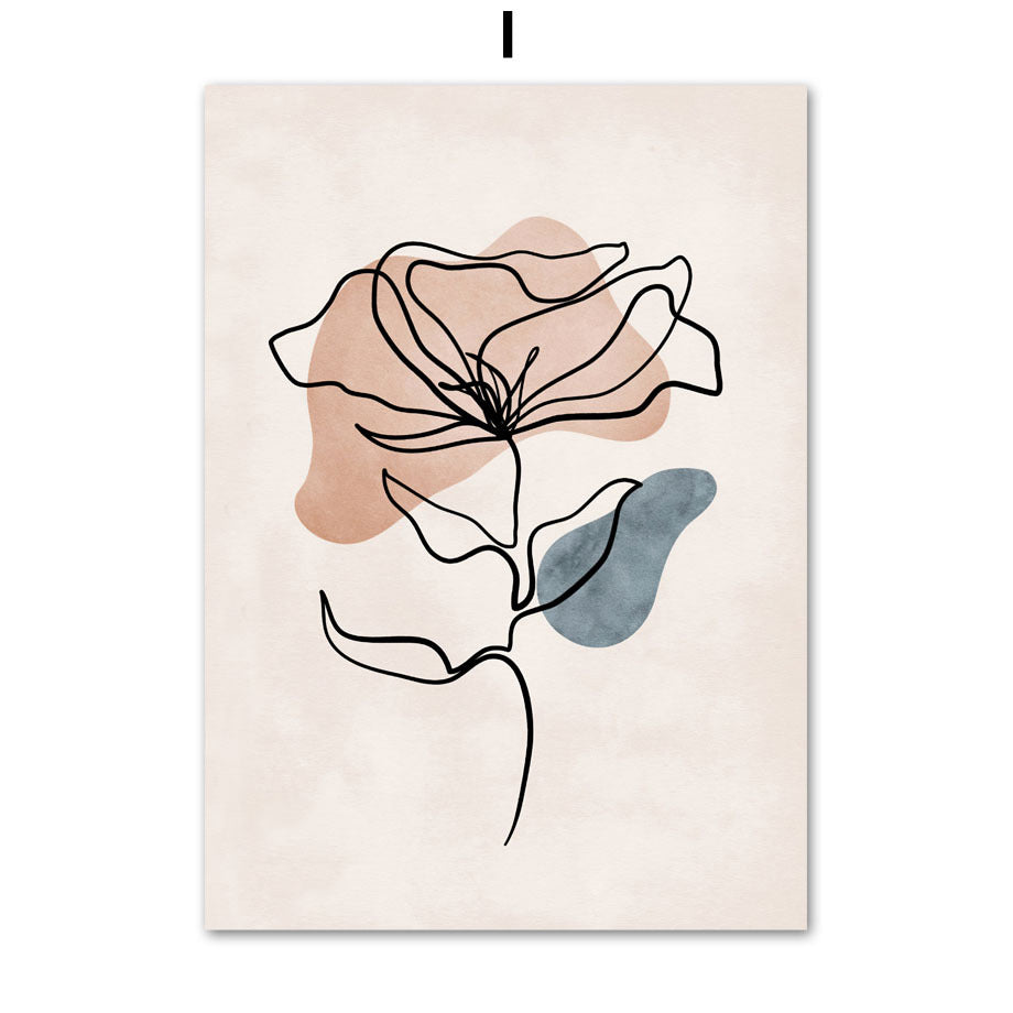 Living Room Decorated Canvas Painting