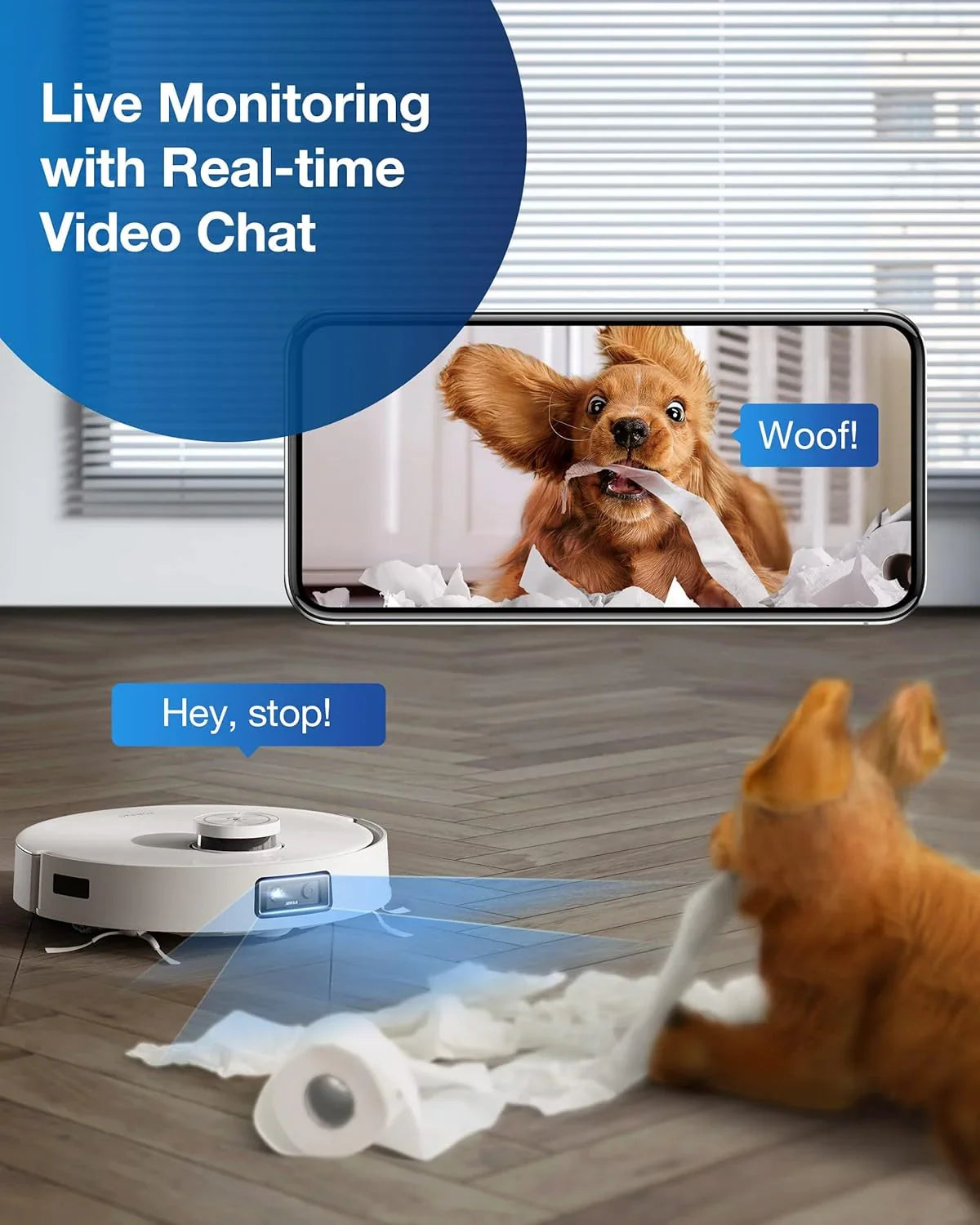 ECOVACS DEEBOT T10 PLUS Robot Vacuum Cleaner Auto-Empty Station 3000 Pa