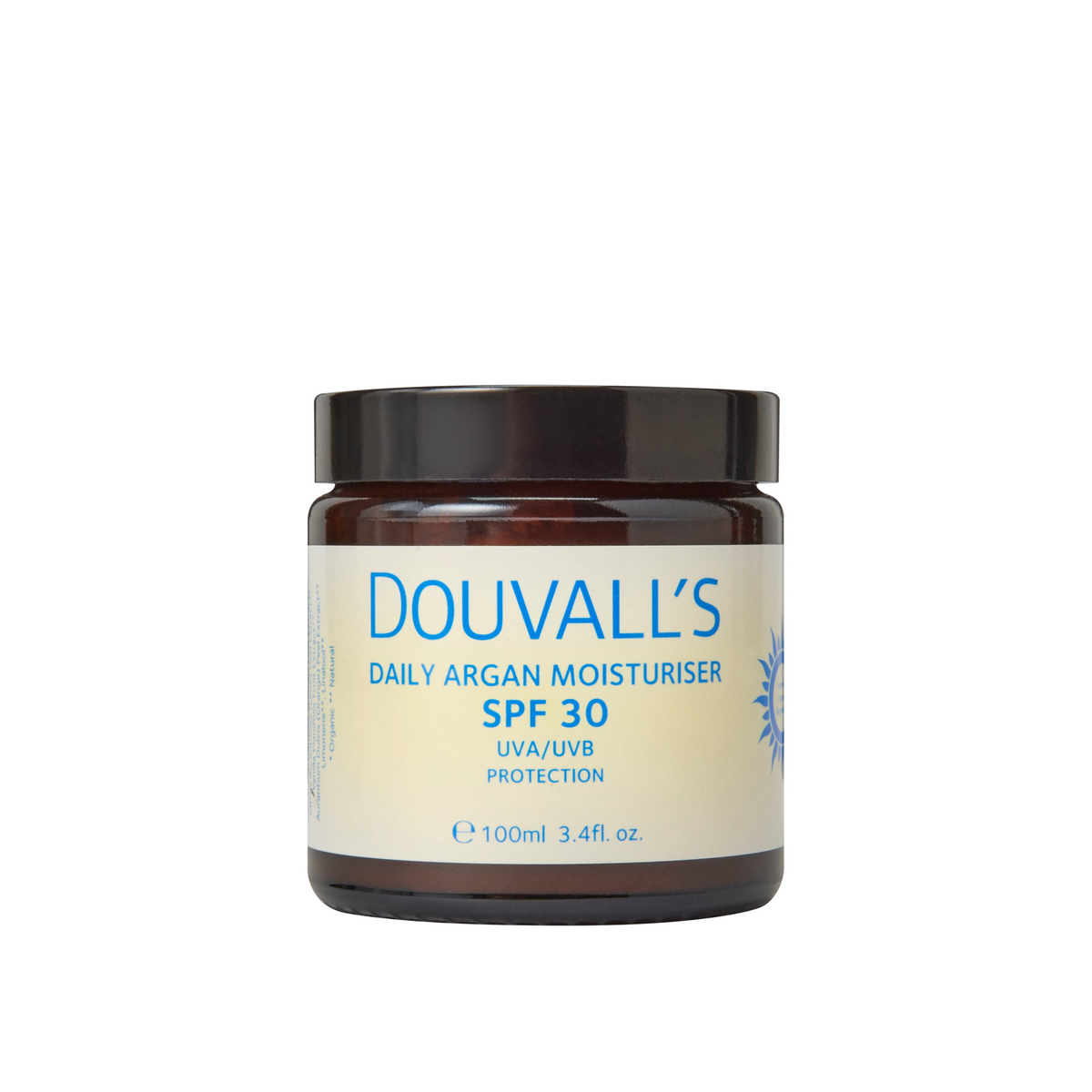 Argan Daily Moisturiser with SPF30 UVA/UVB protection 100ml Jar
