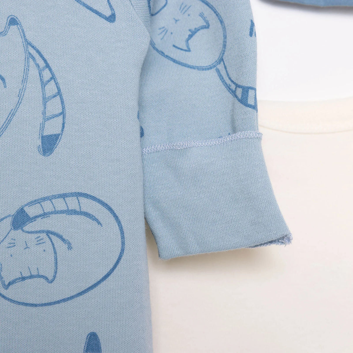 Bebetto Car Print Baby Bodysuit, Hat & Footed Sleepsuit Set (Newborn to 3 Months)