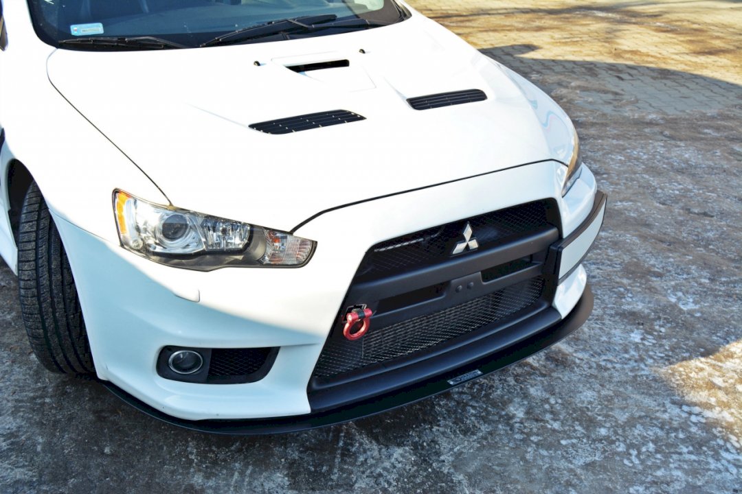 Maxton Design - Aftermarket  FRONT RACING SPLITTER V.3 MITSUBISHI LANCER EVO X (2005-2017)