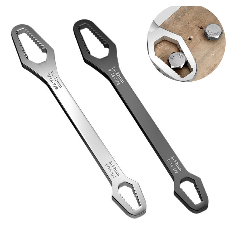 Two-headed Box Wrench 8-22 Multifunctional Non-slip Household Hand Tool