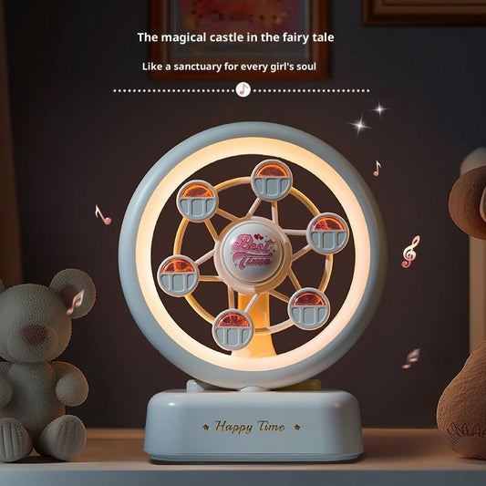 Ferris Wheel Bluetooth Speaker Rechargeable Music Box Atmosphere Table Lamp