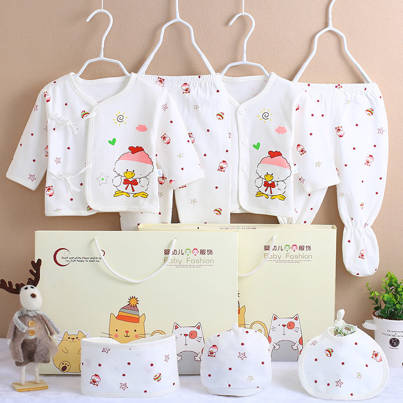 Cotton Newborn Baby Clothes Set - Soft Unisex Outfit