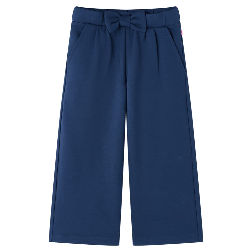 Kids' Pants With Wide Legs Navy 104