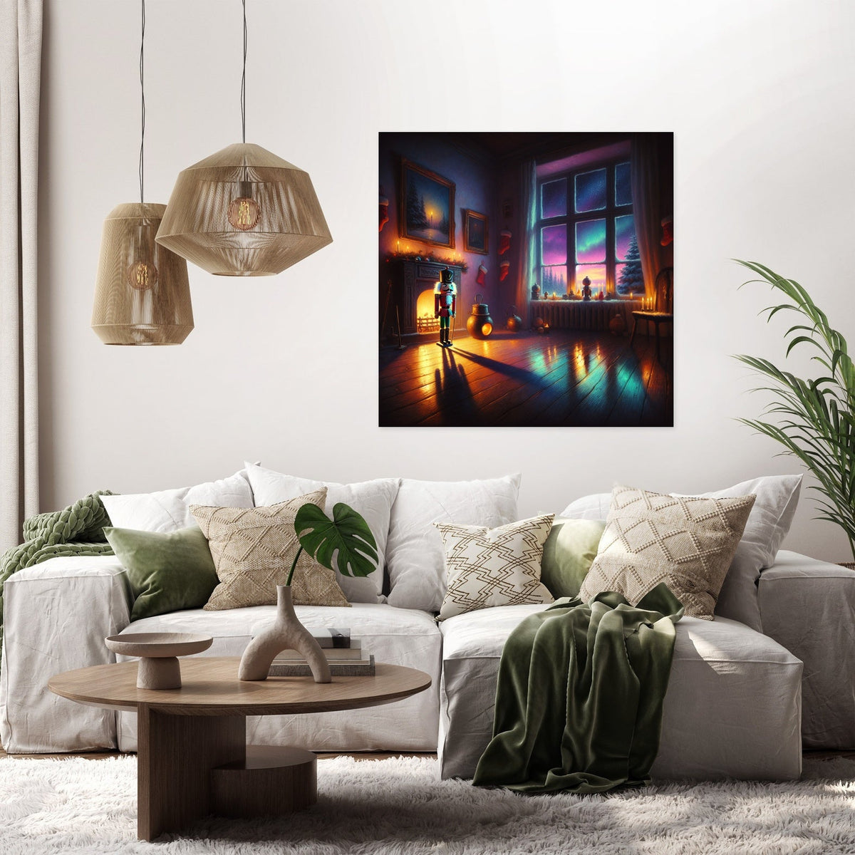 Nutcracker's Melancholic Eve Canvas