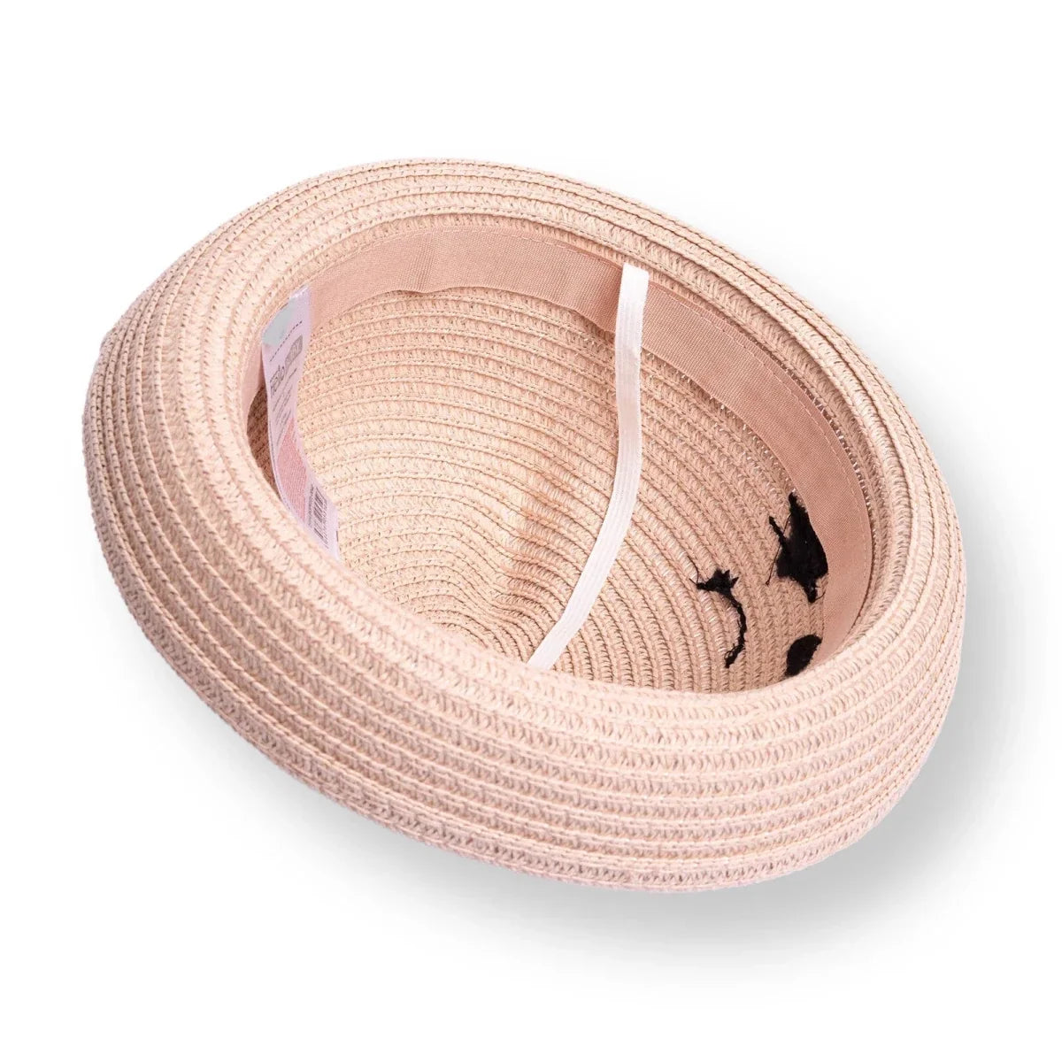 HelloBaby Cat Design Straw Baby Hat (12 Months to 1-4 Years) - Powder