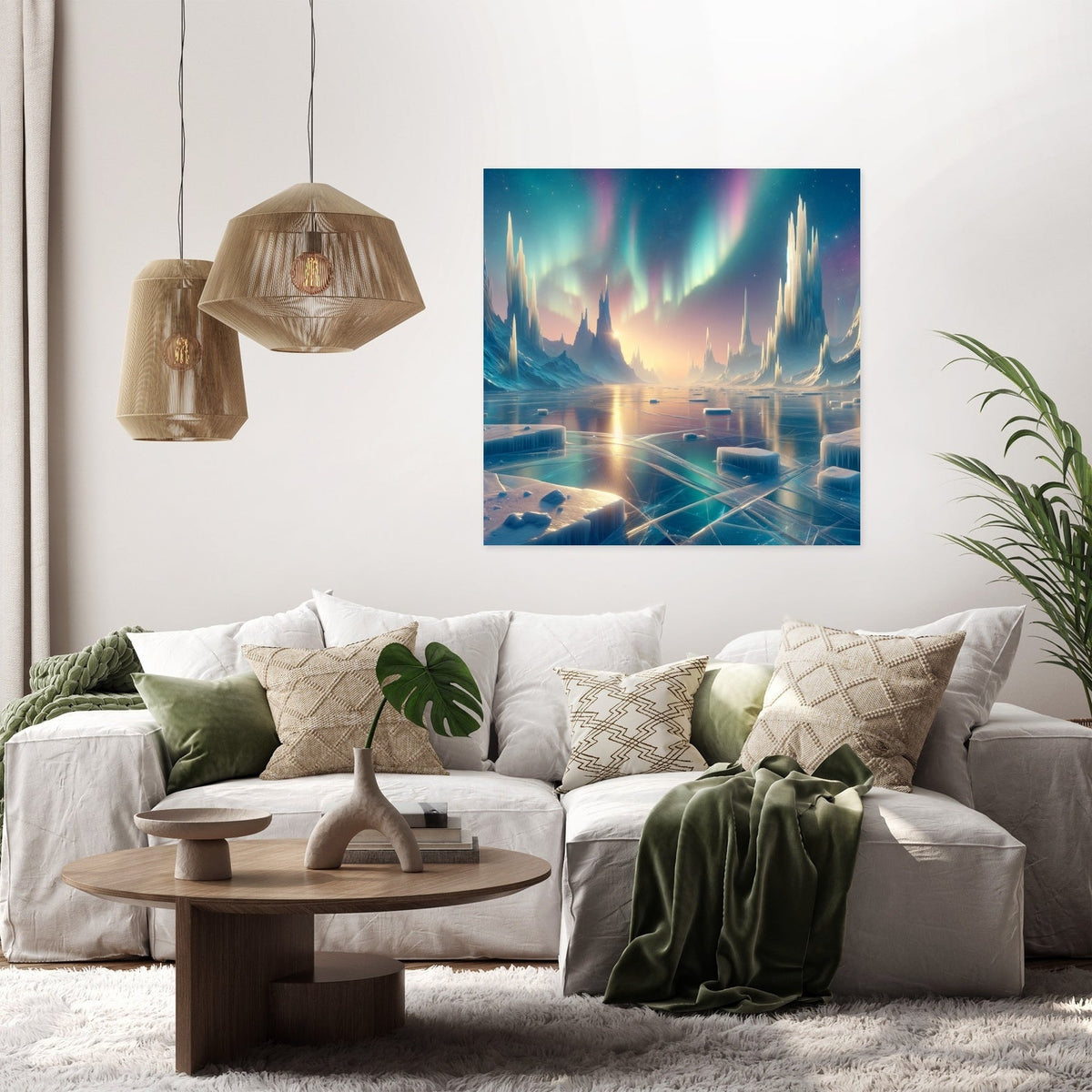 Frozen Serenity Canvas