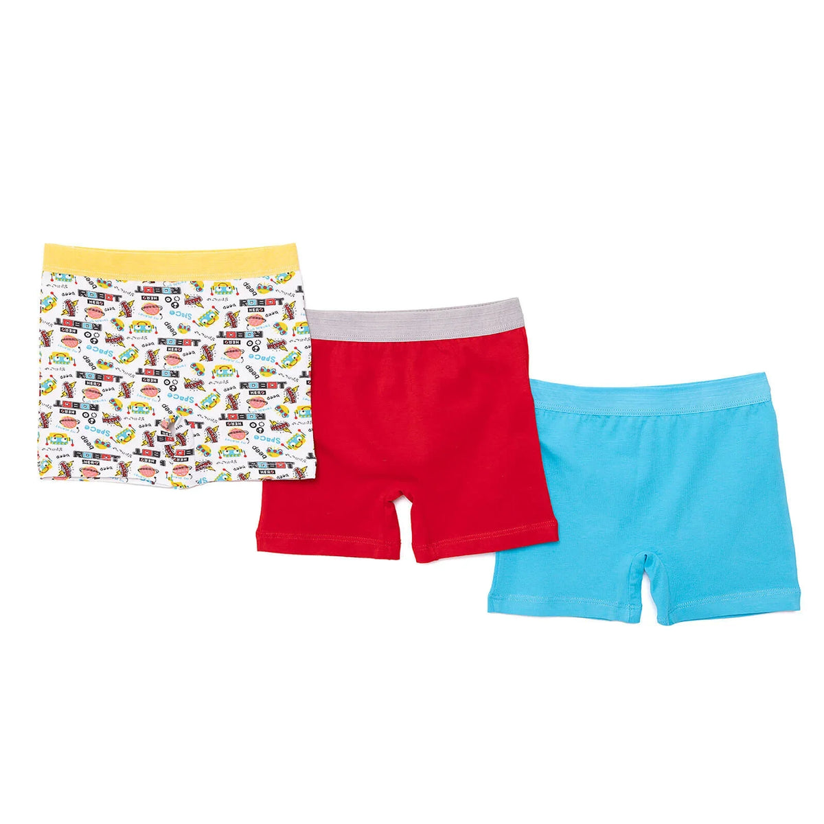 HelloBaby 3 Pack Robot Print Baby Boxer Shorts (2 Years to 5 Years)