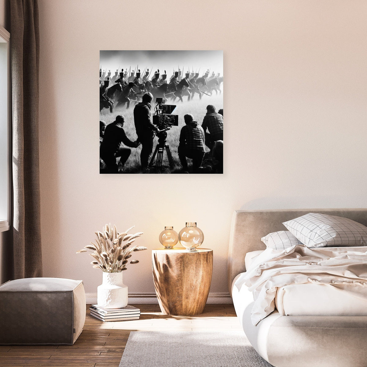 Battlefield Reenactment Canvas