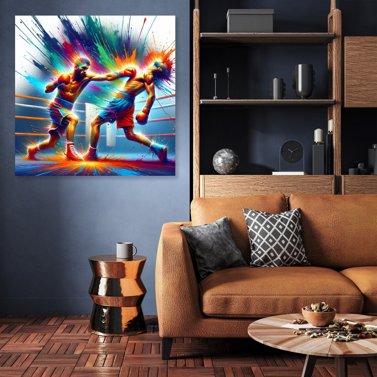 Colorful Knockdown Canvas