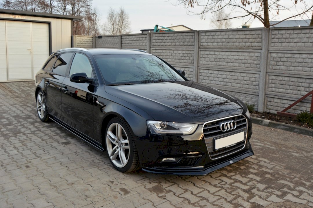 Maxton Design - Aftermarket  FRONT SPLITTER V.2 AUDI A4 B8 (FACELIFT)