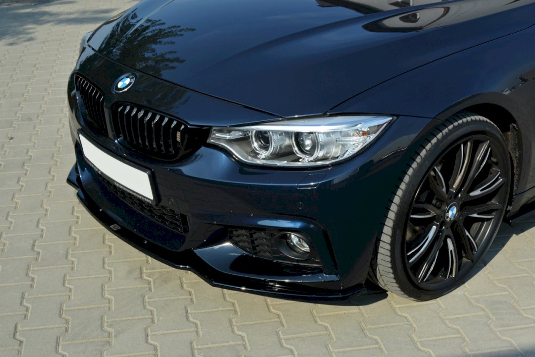 Maxton Design - Aftermarket  Front Splitter V.1 BMW 4 Coupe / Gran Coupe / Cabrio M-Pack F32 / F36 / F33