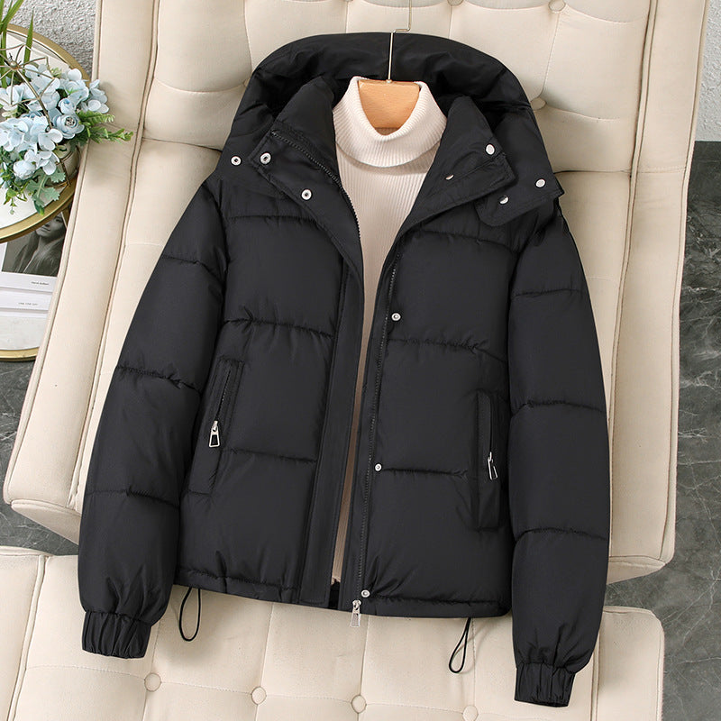 Hooded Thick Padded Coat For Petite Winter Jacket