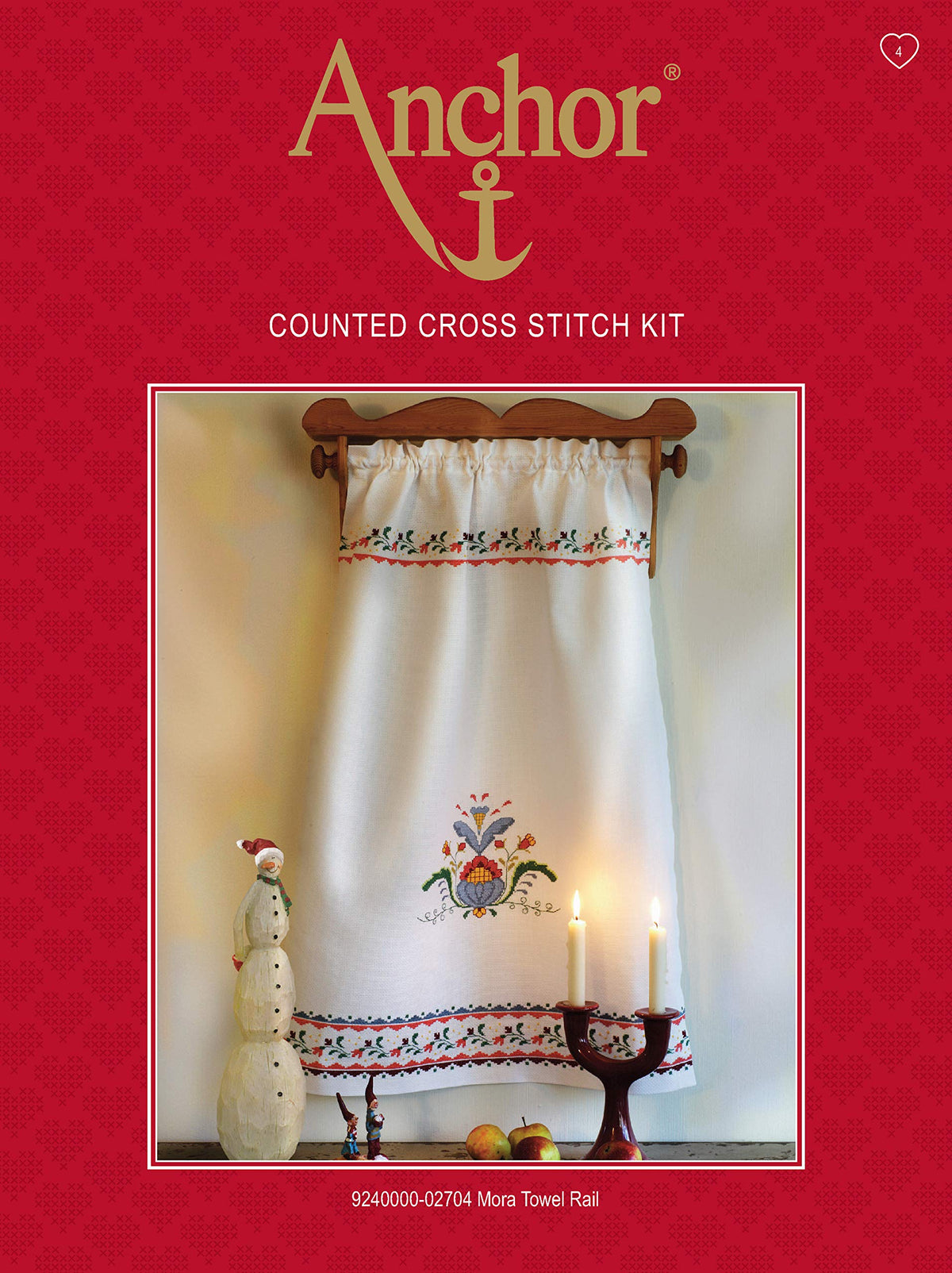 Anchor PCE0813 Cross Stitch Kit: French City Scene, Multi-Colour, 14 x 32cm