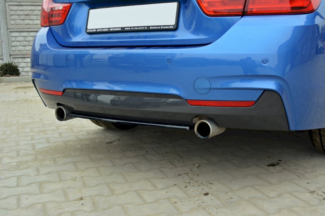 Maxton Design - Aftermarket  Central Rear Splitter BMW 4 Coupe / Gran Coupe / Cabrio M-Pack F32 / F36 / F33