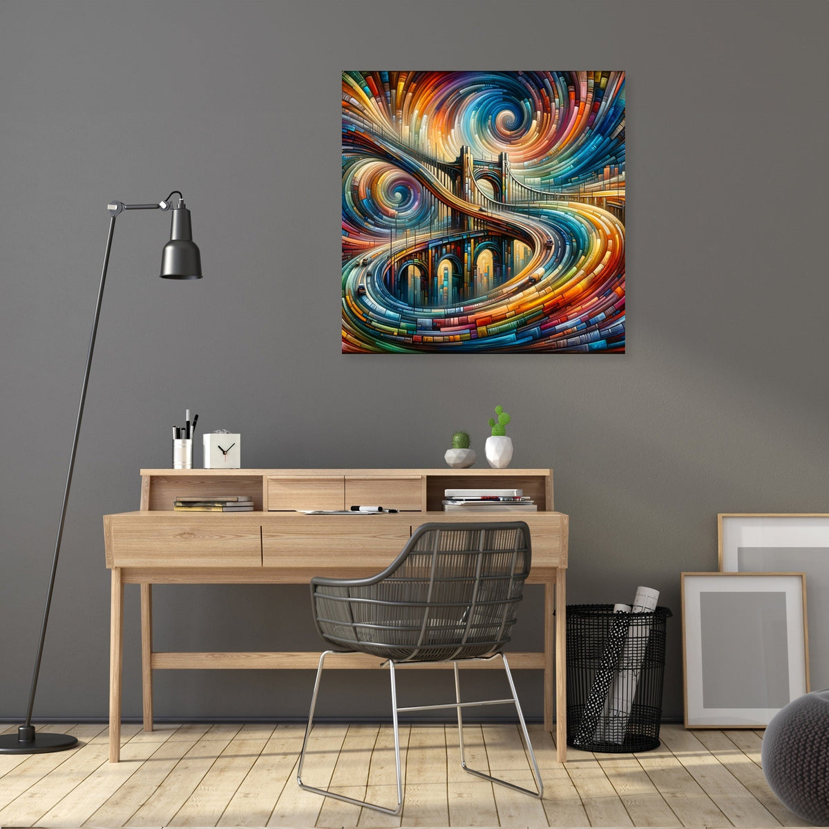 Timeless Bridge Spectrum Canvas