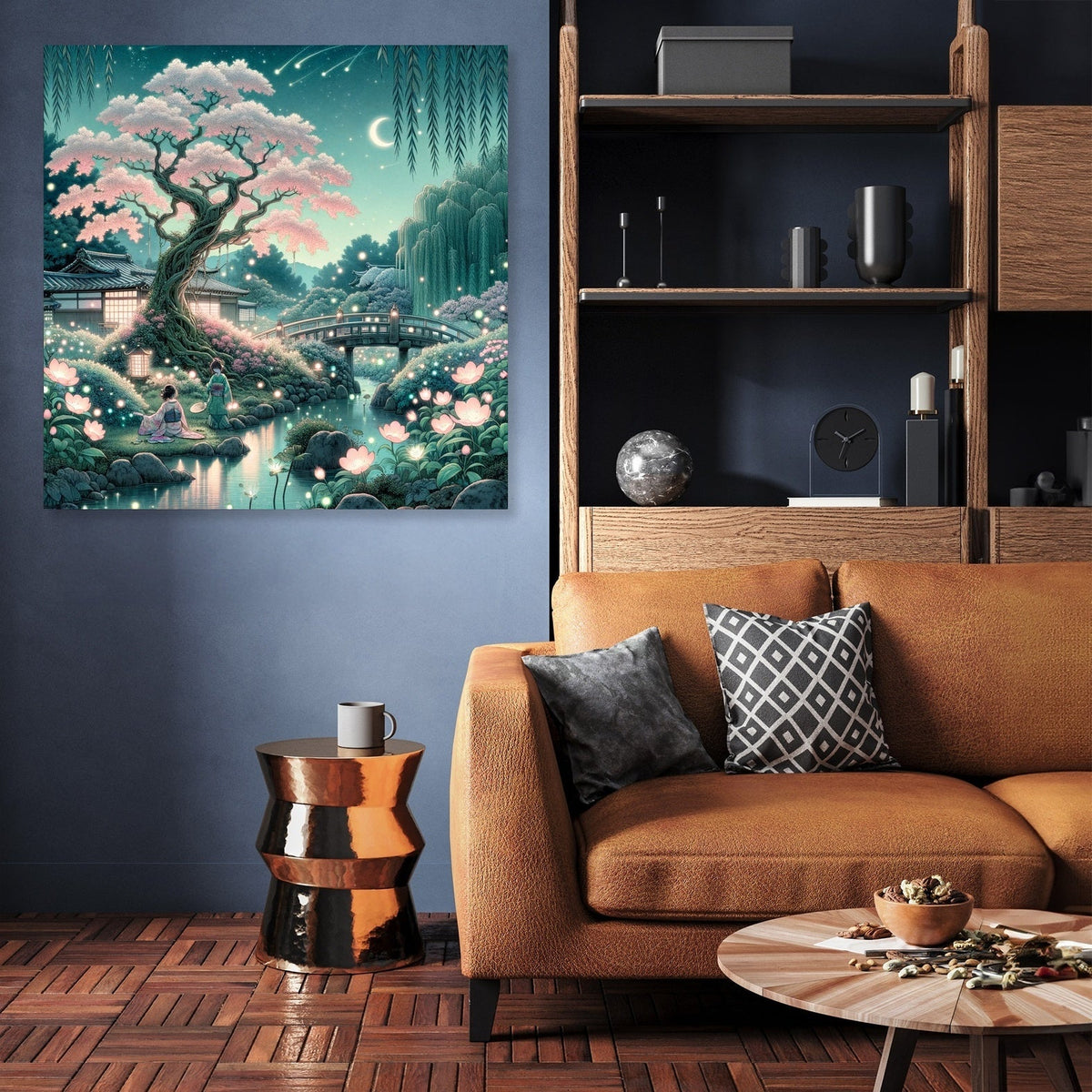 Enchanted Blossom Retreat Canvas