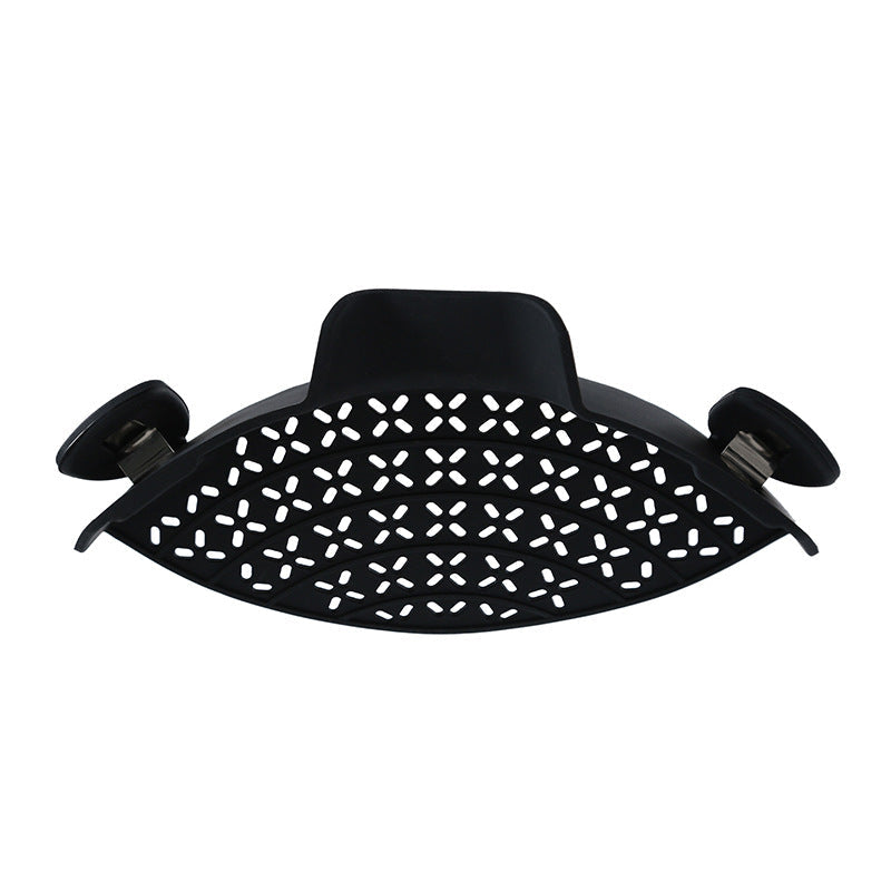 Silicone Pot Side Drain Stopper - Kitchen Strainer Guard