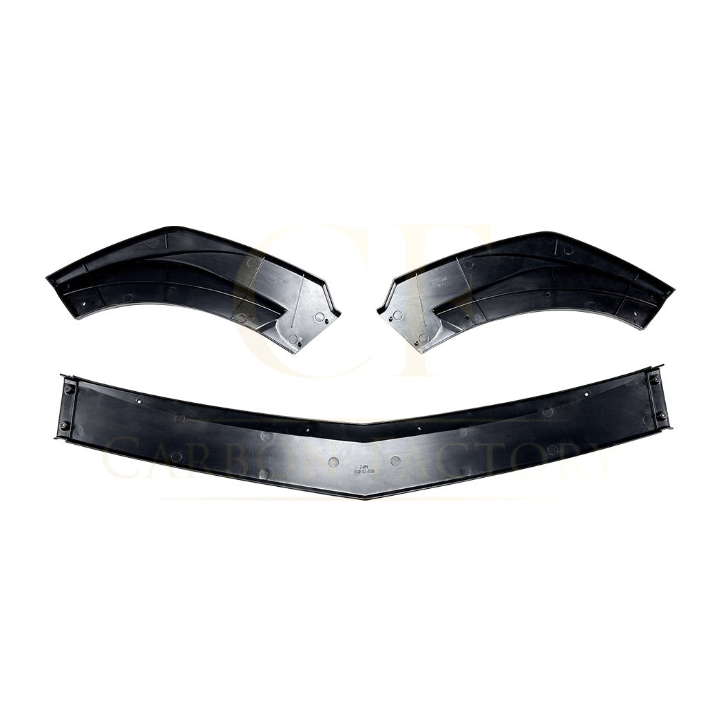 V Style Gloss Black Front Splitter for Mercedes Benz W204 C63 11-14