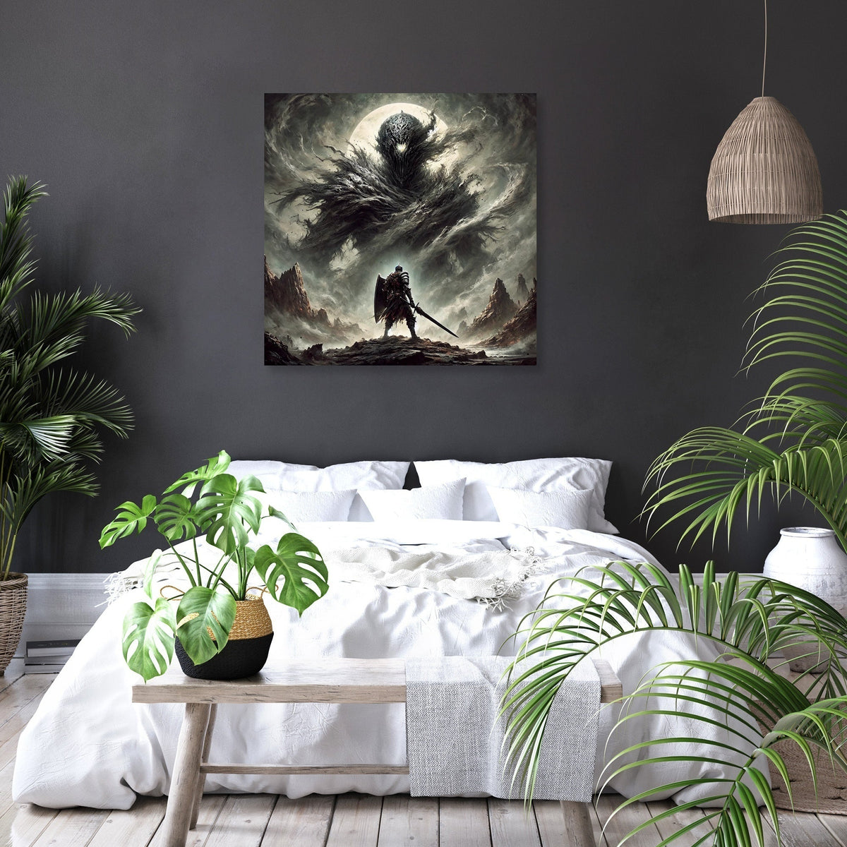 Defiant Knight Canvas