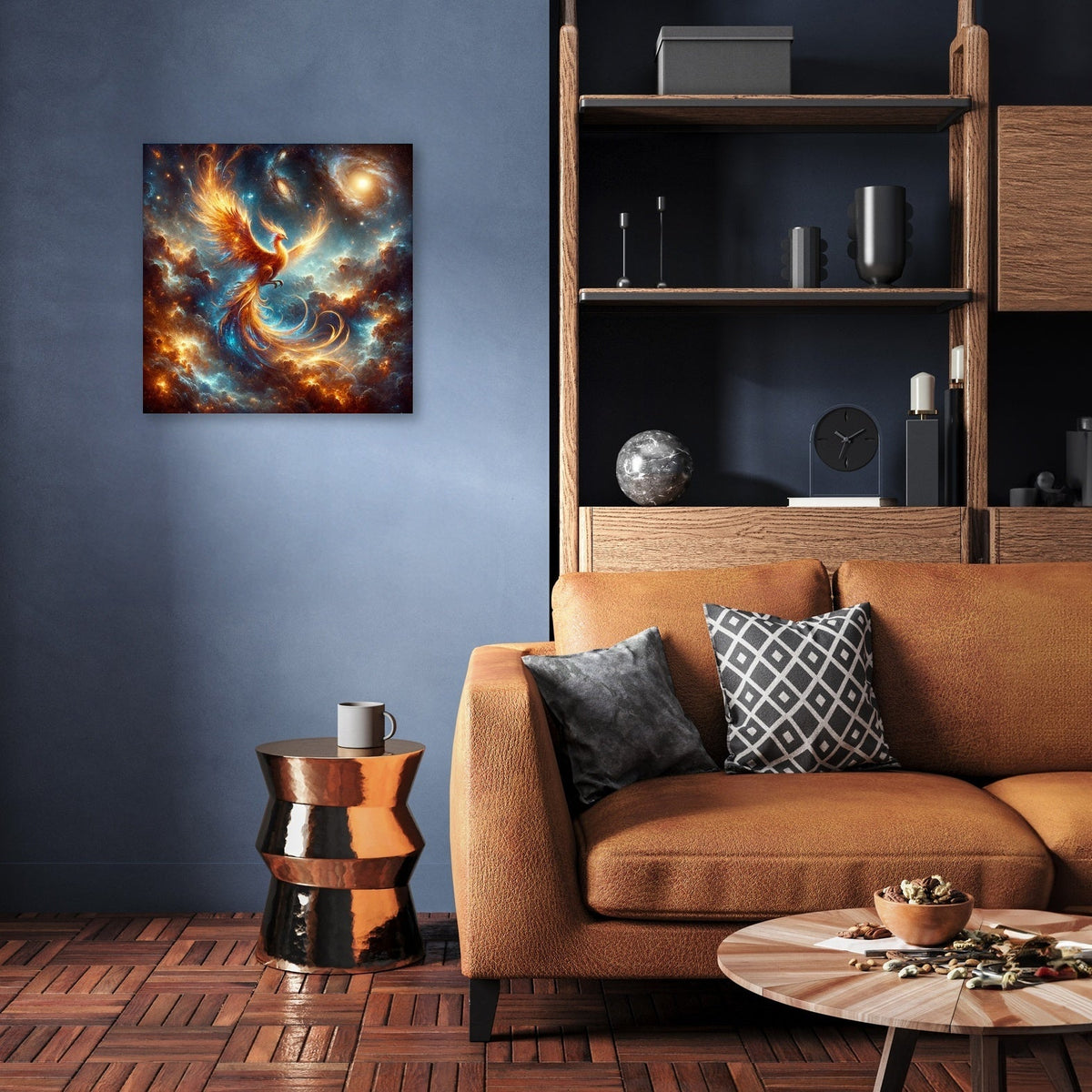 Phoenix of the Cosmos Canvas
