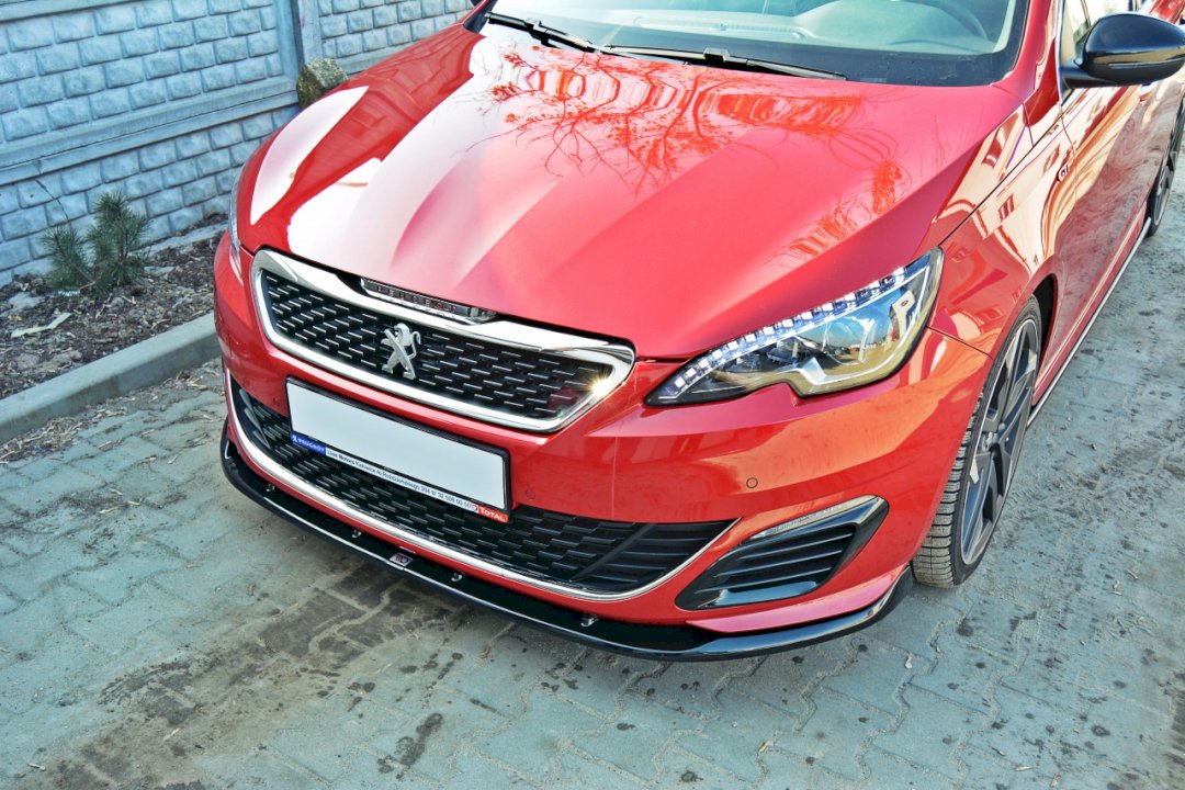 Maxton Design - Aftermarket  FRONT SPLITTER V.2 PEUGEOT 308 II GTI